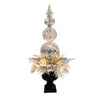Holiday Living 3FT Pre-lit Silver Finial Decorative Potted Porch Tree