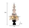 Holiday Living 3FT Pre-lit Silver Finial Decorative Potted Porch Tree