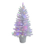 Holiday Living 4-Foot Potted Tree with 100 Color Changing LED Lights