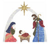 Home Accents Holiday 7 ft. LED 2D Twinkling Nativity Holiday Scene