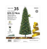 GE 9-FT Lexington Pine Pre-lit Artificial Christmas Tree with Dual Color LED Lights