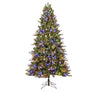 GE Just Cut 7-FT Pre-lit Colorado Spruce Artificial Christmas Tree Dual Color LED Lights