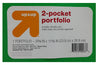 up&up 2-Pocket Portfolio Flexible Poly Folders 10-Pack (5 Blue & 5 Green)