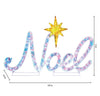 Holiday Living 5-ft Iridescent Prismatic LED Noel Sign