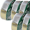 3pk-Kirkland Wire 5pk-Edged Double-Sided Gold and Silver Metallic Ribbon 50yd X 1.5in