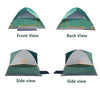 ASFANES 6-8 Person Dome Tents for Outdoor Camping 10.8 X 9.8 X 5.9 FT Army Green