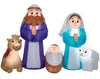 Gemmy 6.5-FT Wide Lighted Nativity Scene Christmas Inflatable