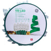 GE Energy Smart 150 LED C-6 Faceted Warm White Lights with Green Wire 49.6FT