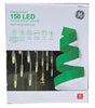 GE EnergySmart 150LED Diamond-Cut Icicle Style Warm White Lights White Wire