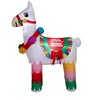 Holiday Living 6.5-ft Lighted Pinata Llama Merry Christmas Inflatable
