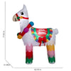 Holiday Living 6.5-ft Lighted Pinata Llama Merry Christmas Inflatable
