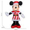 Gemmy 3.5FT Lighted Minnie Mouse in Striped Dress Christmas Inflatable