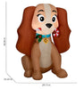 Gemmy 3.2FT Lighted Disney Lady in the Tramp Dog Christmas Inflatable