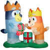 Gemmy Bluey 5.6-ft Lighted Bluey and Bingo Duo Christmas Inflatable