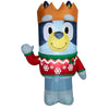 Gemmy Bluey 8-ft Lighted Character Arts Bluey Merry Christmas Inflatable