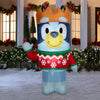 Gemmy Bluey 8-ft Lighted Character Arts Bluey Merry Christmas Inflatable