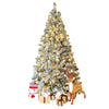Holiday Living 7.5FT Albany Pine Pre-lit Flocked Artificial Christmas Tree
