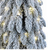 Holiday Living 60-in 3-Piece Holiday Flocked Tree Pre-lit LED Figurine