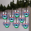 Gemmy 8-Count Stitch Reindeer Blinking LED Christmas String Lights Battery