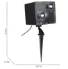 Gemmy Bluey Lightshow Projection Swirling Storm Multicolor Christmas Light