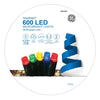 GE StayBright 600 LED Microbright String Lights Multicolor with Green Wire
