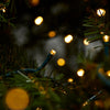 GE StayBright 600 LED Microbright String Lights Warm White Green Wire 124FT
