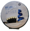 GE StayBright 600 LED Microbright String Lights Warm White Green Wire 124FT