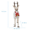Holiday Living 4.25-ft LED White Reindeer Animatronic Christmas Decoration