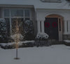 GE 7 ft LED Twinkling Black Winterberry Branch Christmas Tree Decoration