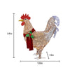 Holiday Living 4.5 foot LED Rooster Christmas Yard Decoration