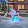 Holiday Living 24-inch Freestanding Dog Yard Decoration with LED Lights