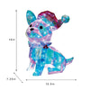Holiday Living 24-inch Freestanding Dog Yard Decoration with LED Lights