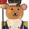 Holiday Living 5.5-ft LED Nutcracker Bear in Blue Jacket Christmas Decor