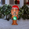 Gemmy 3.5 ft LED Chewbacca Holding an Ornament Holiday Inflatable