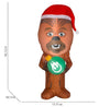 Gemmy 3.5 ft LED Chewbacca Holding an Ornament Holiday Inflatable