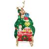 Grinch 4.5-foot LED Grinch in Sleigh Tinsel Christmas Decor