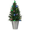 Gemmy 3-foot Orchestra of Lights Topiary Tree with Multicolor LED Lights