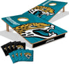 YouTheFan NFL Jacksonville Jaguars 2FT x 3FT Wood Cornhole Game with Logo Bags