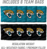 YouTheFan NFL Jacksonville Jaguars 2FT x 3FT Wood Cornhole Game with Logo Bags