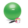 The FIRM Slim and Sculpt Core 65mm Green Stability Ball with DVD