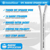 InstallGear 12 Gauge Tinned OFC Heavy Duty Boat Marine White Speaker Wire 50 FT