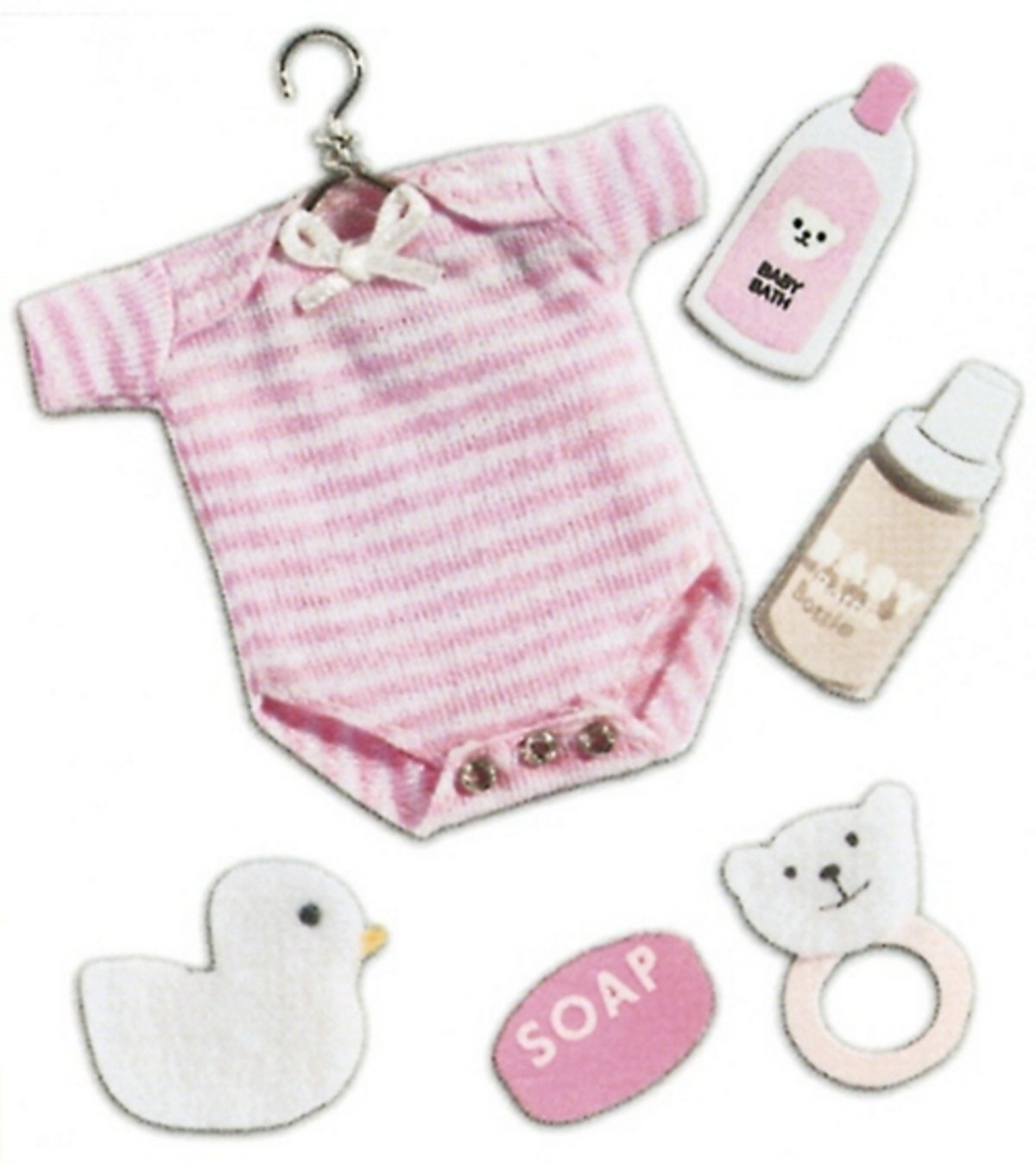 Jolee's Boutique Dimensional Scrapbook Stickers Baby Girl Outfit