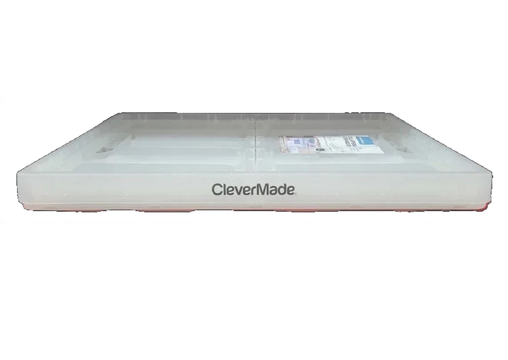 Translucent Bin CleverMade Collapsible Storage Bin 62L Translucent Foldaway Container ...
