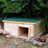 Wildlife Friend Hedgehog House with Roofing Felt and Floor 16in X 16in X 7in