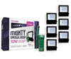 Miracle LED 52W Mighty Grow Lamp Kit for Indoor Growing Red/Blue Spectrum 6-Pack