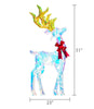 Holiday Time Light-Up 3 Piece Prismatic Deer Family Holiday Decoration