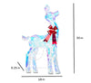 Holiday Time Light-Up 3 Piece Prismatic Deer Family Holiday Decoration