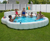 Member's Mark Oversized Inflatable WHITE Sofa Pool 152in X 126in X 31in
