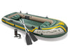 Intex Seahawk 4 Inflatable Boat Set with Aluminum Oars and Pump