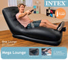 Intex Inflatable Mega Air Lounge Living Door Room Lounger Black 68585EP